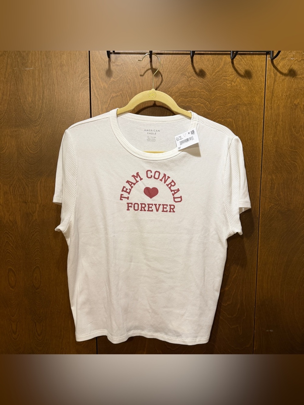 NWT The Summer I Turned Pretty (TSITP) Team Conrad x American Eagle Ribbed Tee